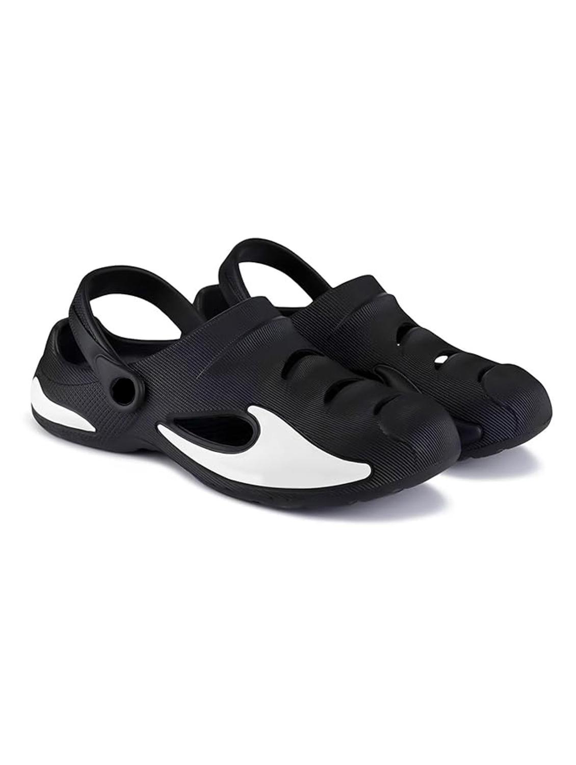 black rubber clogs - 22023982 - Standard Image - 1