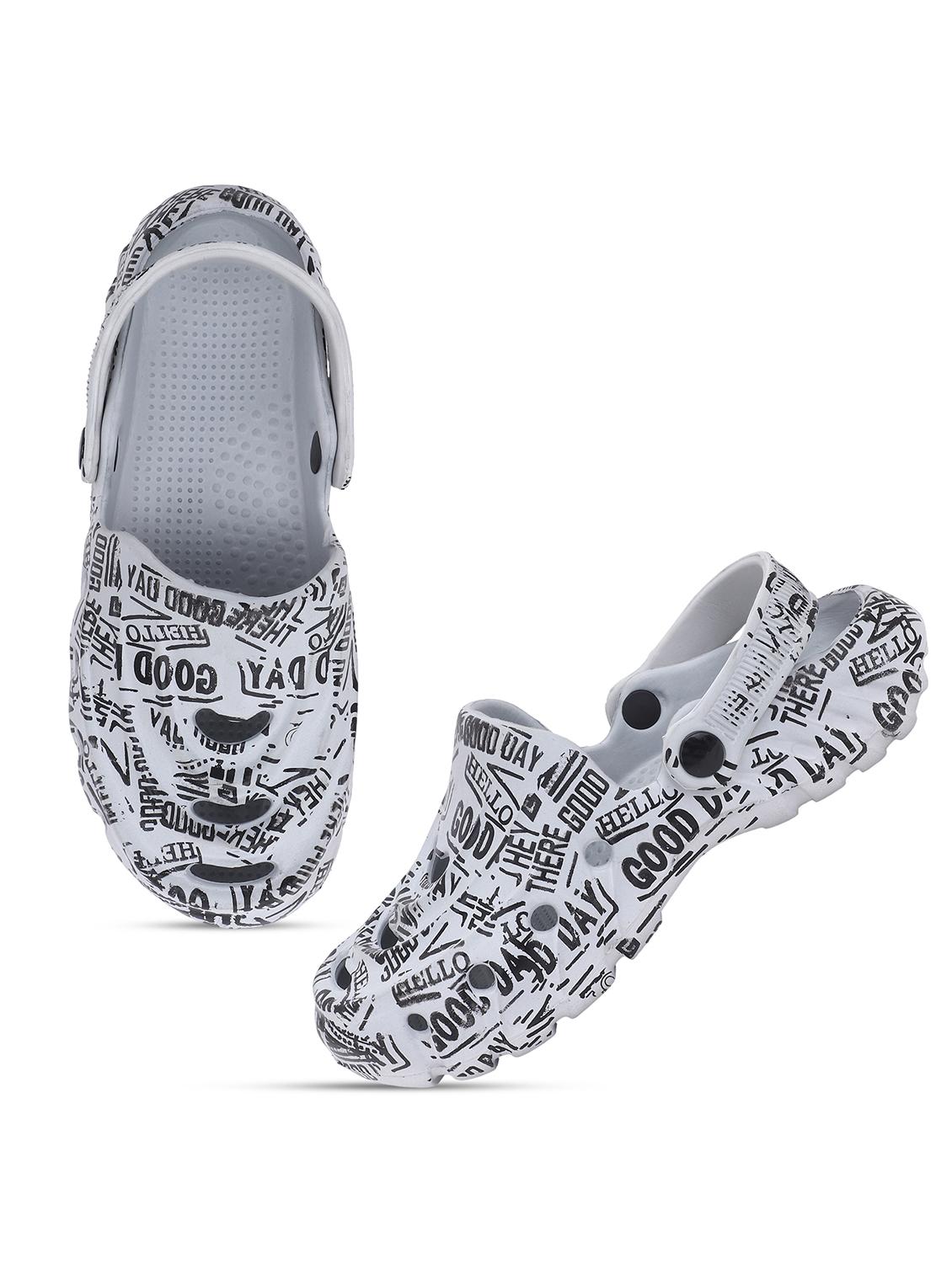 men printed slip-on clogs   - 22023986 -  Standard Image - 1