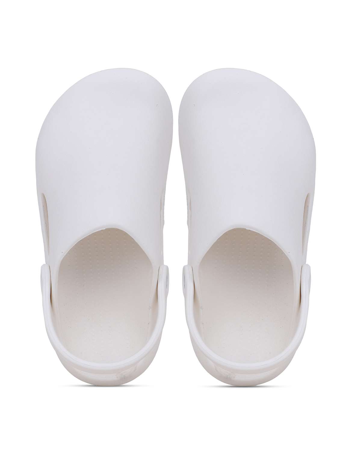 white rubber slip-on clogs for men - 22023990 - Standard Image - 4