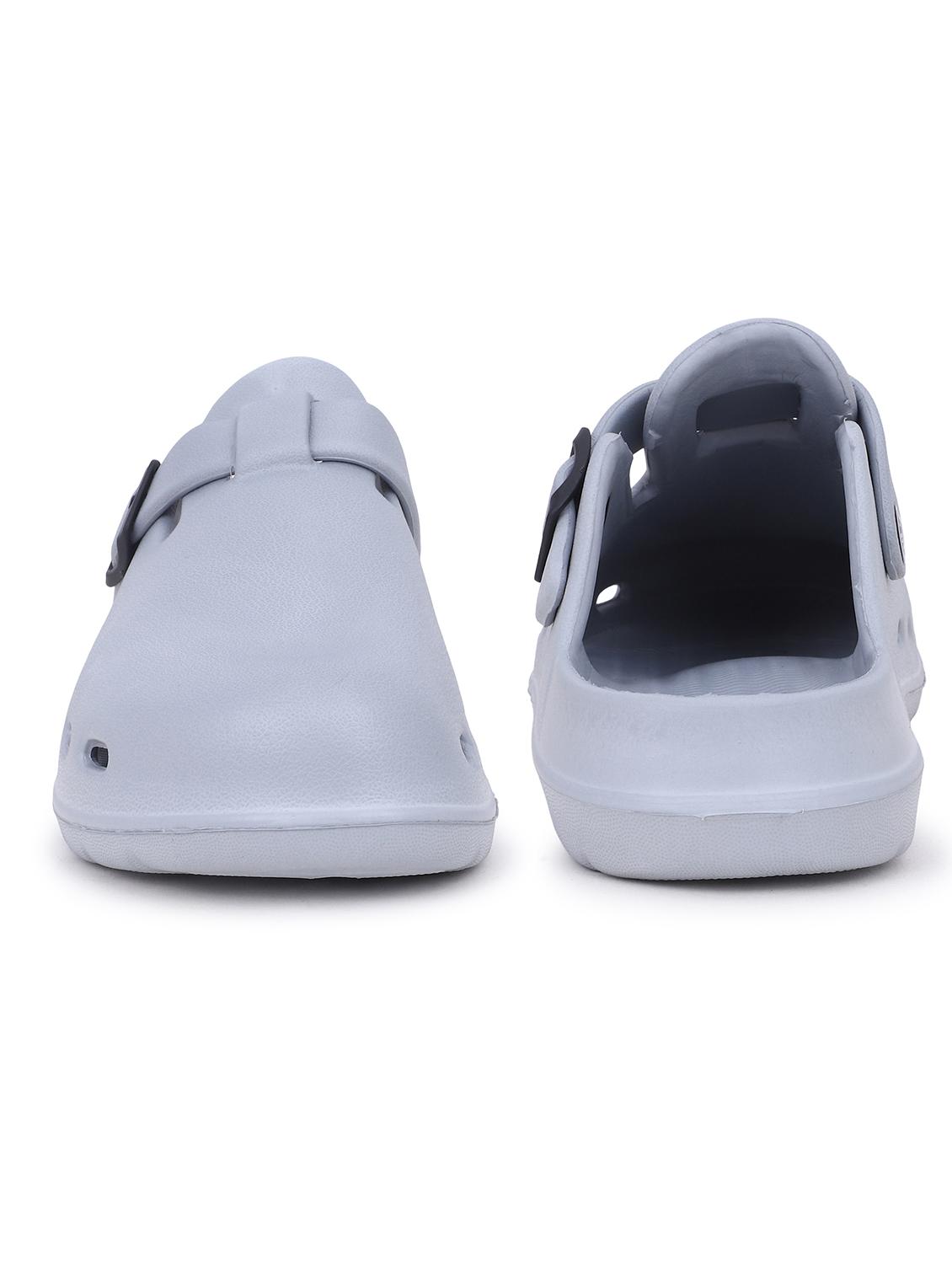 grey slip-on clogs for men - 22023992 - Standard Image - 4