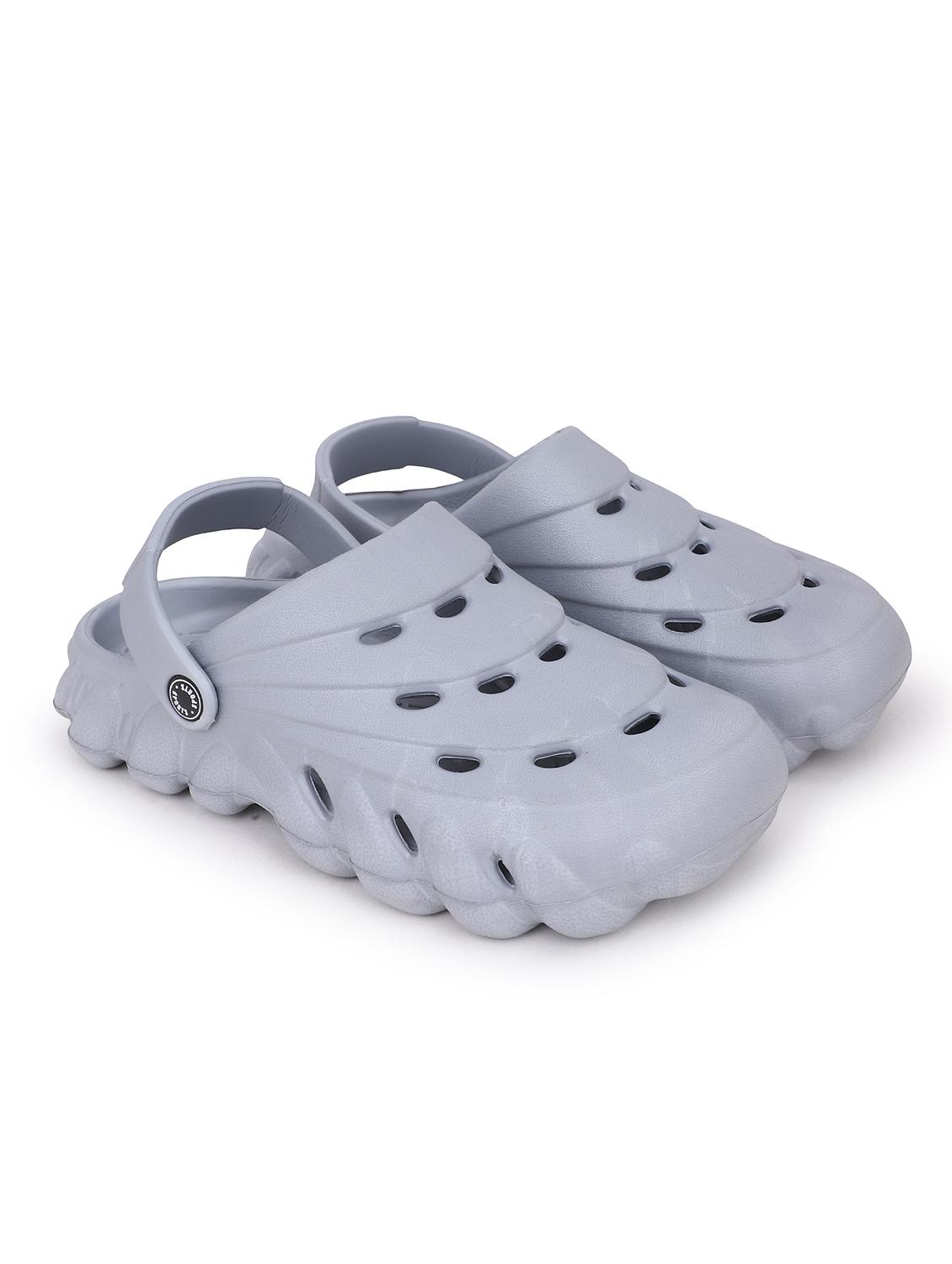 grey rubber slip on clogs for men - 22023999 -  Standard Image - 1