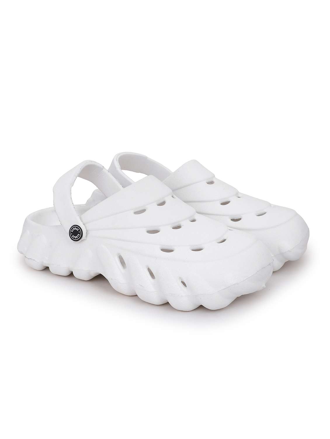 men white solid slip on clogs  - 22024000 -  Standard Image - 1