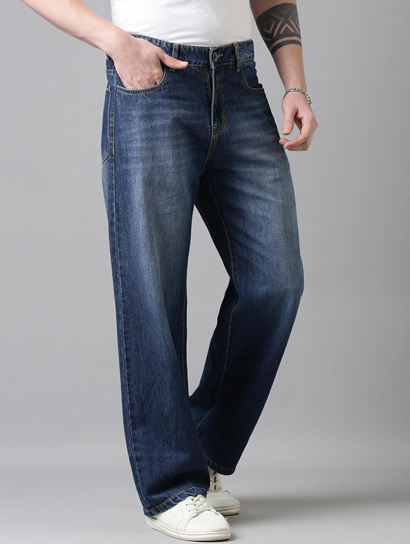 men washed mid rise full length jeans - 22025020 - Standard Image - 4