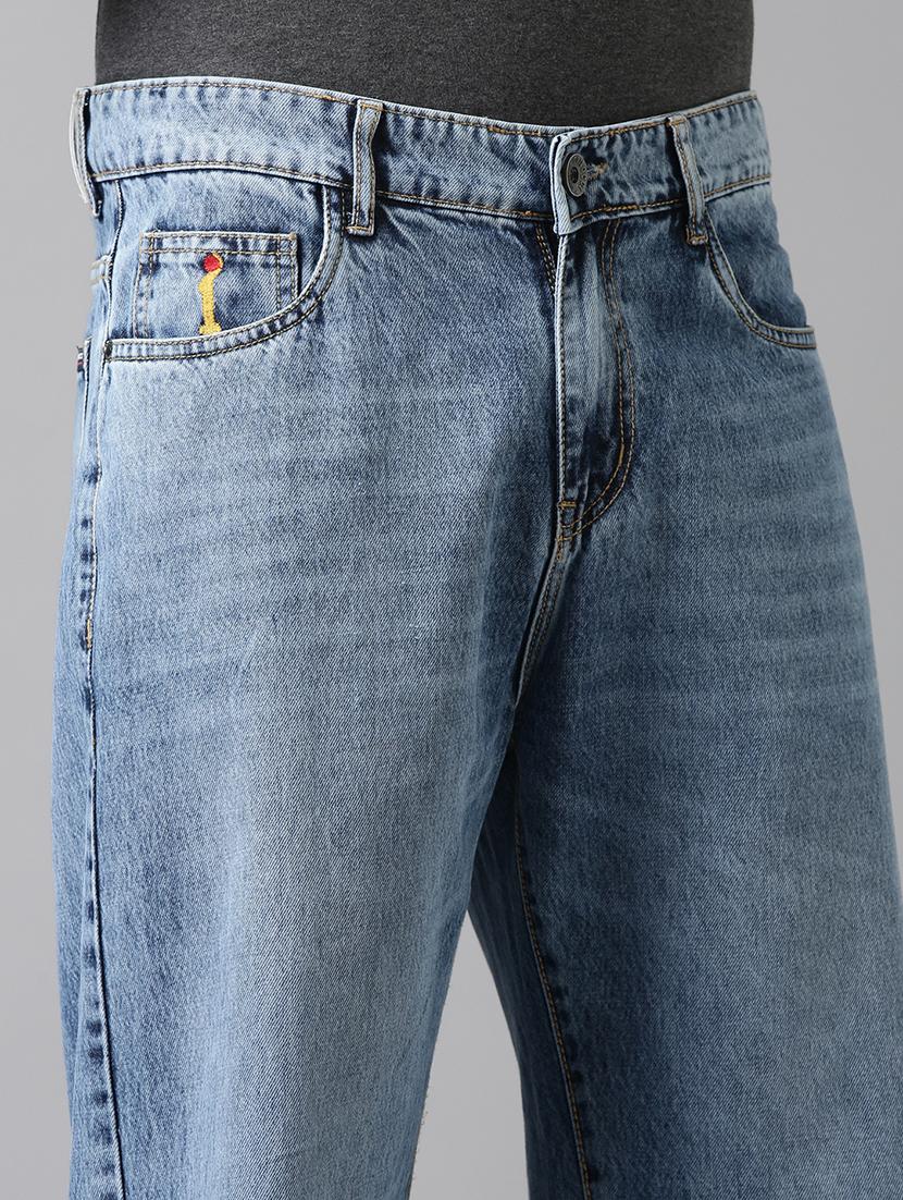 men washed mid rise full length jeans - 22025022 - Standard Image - 6