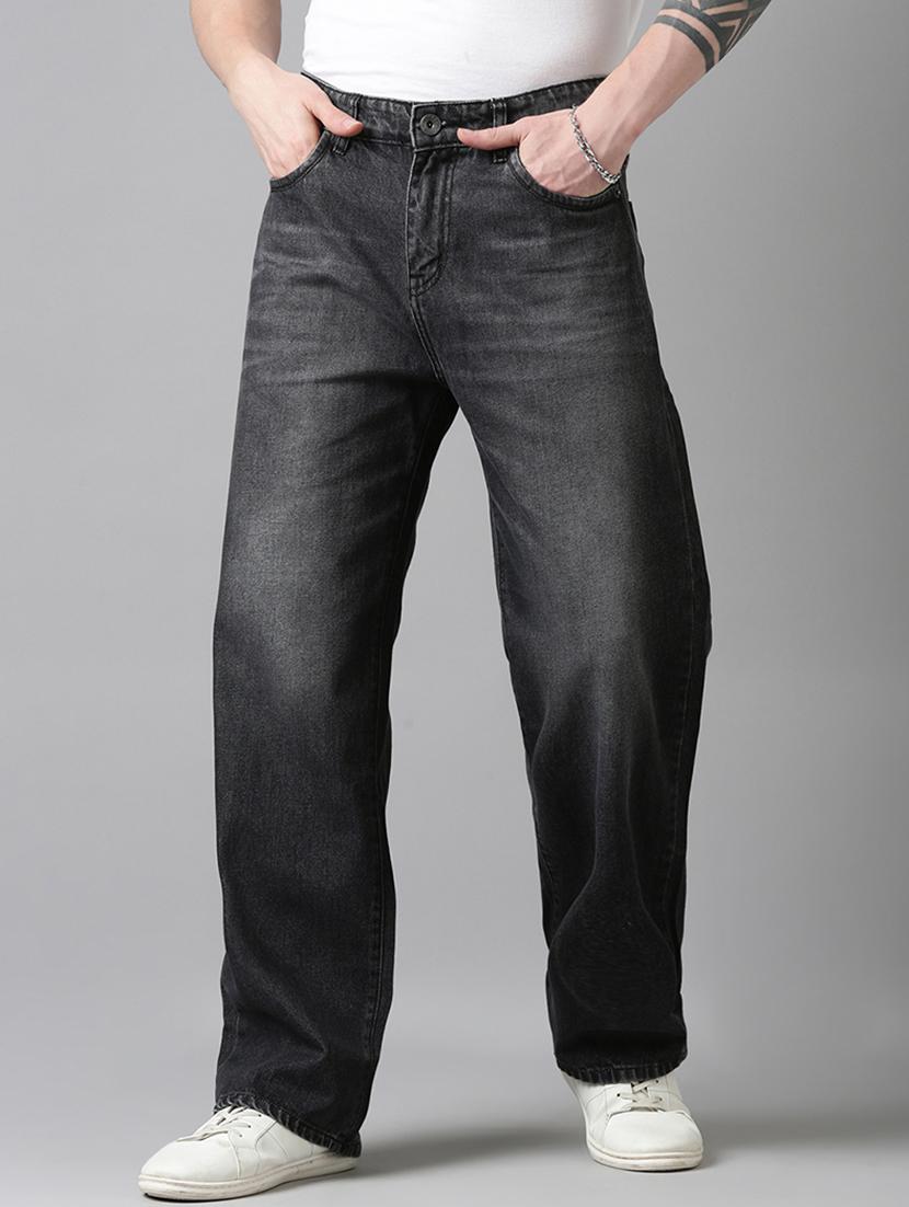 men washed mid rise full length jeans - 22025023 -  Standard Image - 1