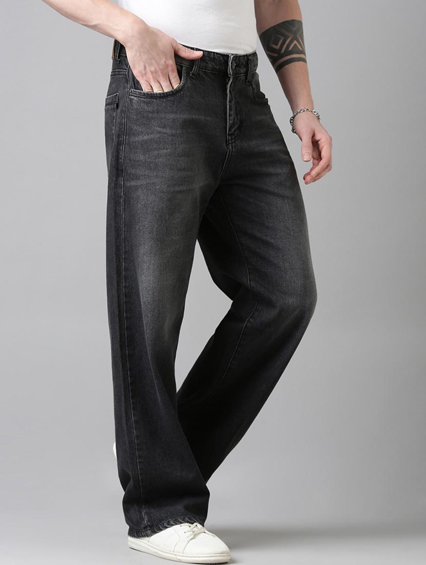men washed mid rise full length jeans - 22025023 - Standard Image - 4