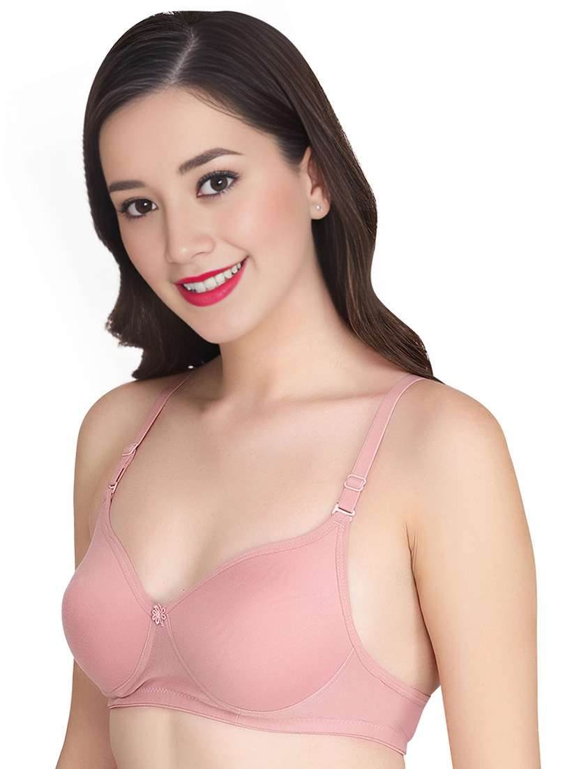 women pack of 3 solid non wired t-shirt bra - 22025192 -  Standard Image - 1