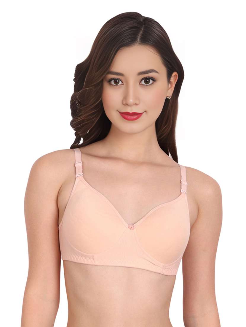 women pack of 2 solid non wired t-shirt bra - 22025309 -  Standard Image - 1
