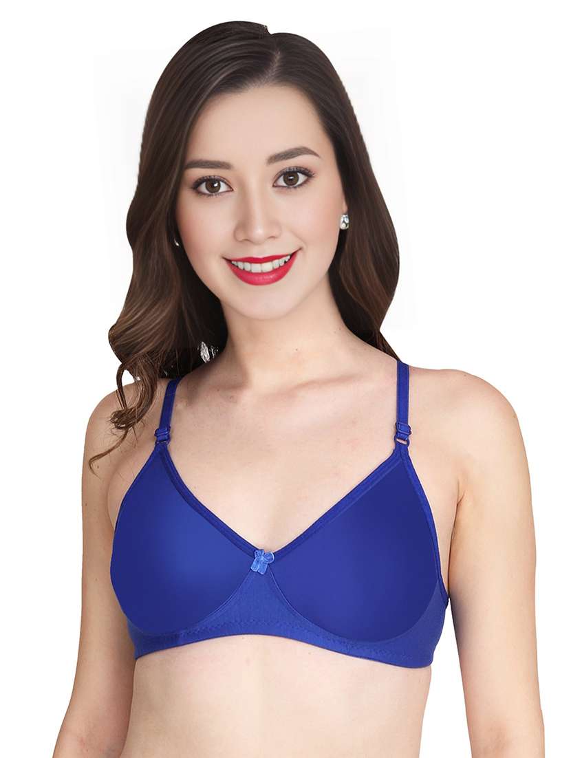 women pack of 3 solid lightly padded t-shirt bra - 22025750 -  Standard Image - 1