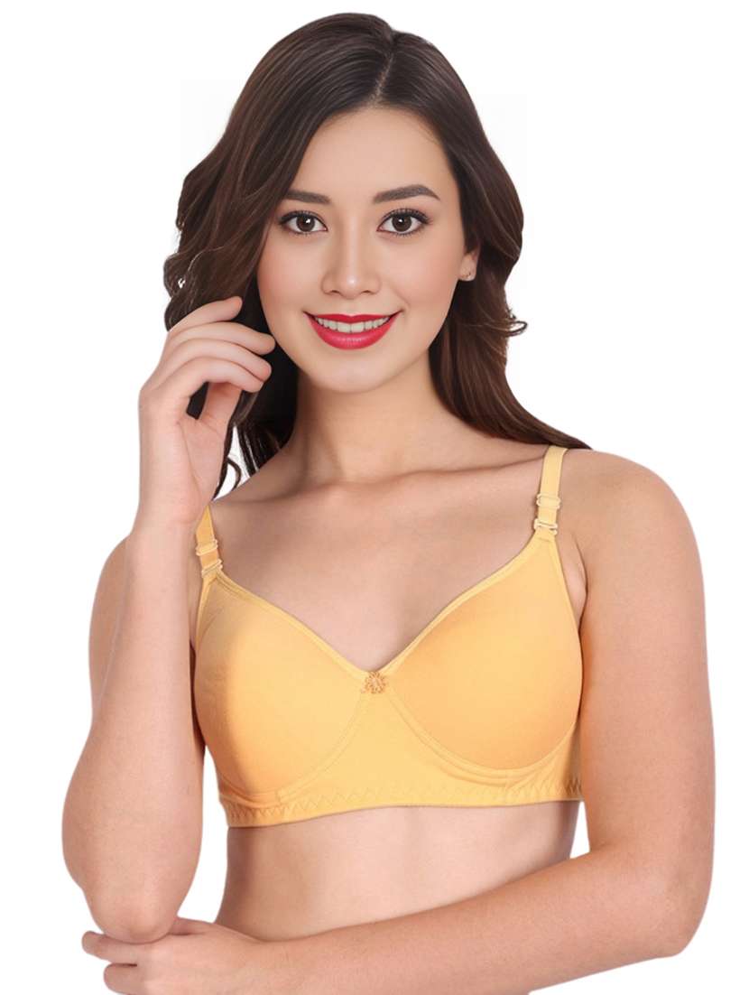 women pack of 2 solid non wired t-shirt bra - 22025834 -  Standard Image - 1
