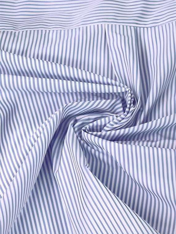 women striped collared long sleeve shirt - 22026134 -  Standard Image - 4