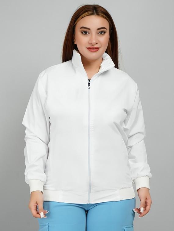 women solid long sleeve windcheater jacket - 22026192 - Zoom Image - 0