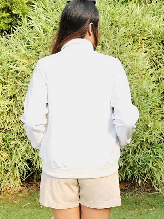 women solid long sleeve windcheater jacket - 22026204 -  Standard Image - 1