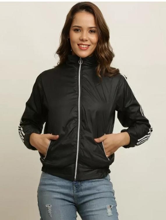 women tapered long sleeve windcheater jacket - 22026205 -  Standard Image - 1