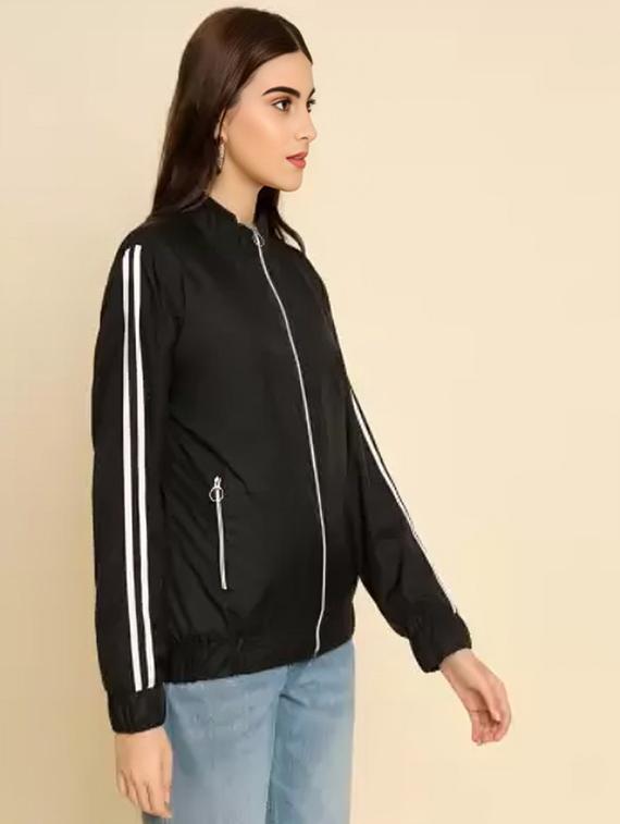 women tapered long sleeve windcheater jacket - 22026209 -  Standard Image - 1