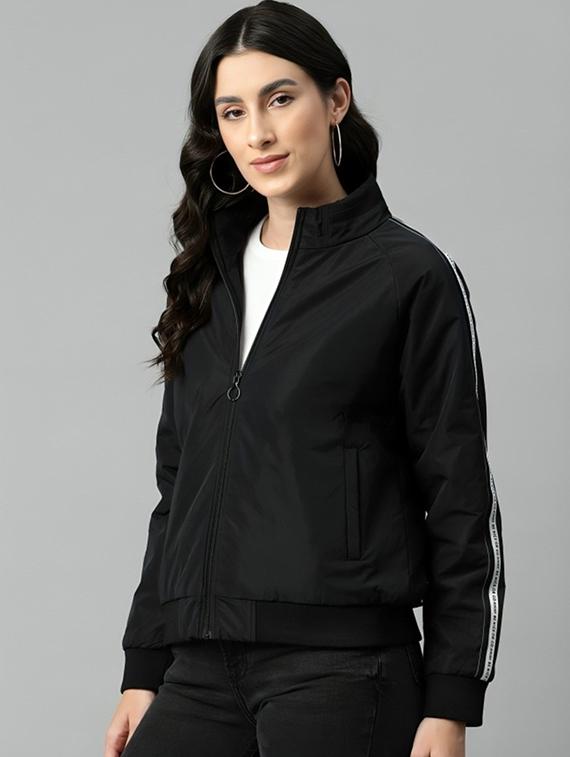 women tapered long sleeve windcheater jacket - 22026213 -  Standard Image - 1