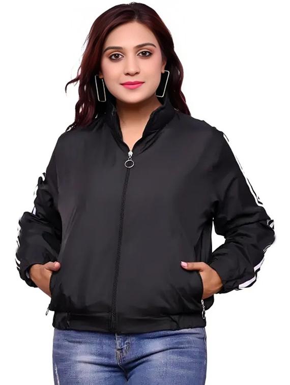 women tapered long sleeve windcheater jacket - 22026220 -  Zoom Image - 0
