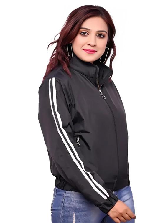 women tapered long sleeve windcheater jacket - 22026220 -  Standard Image - 1