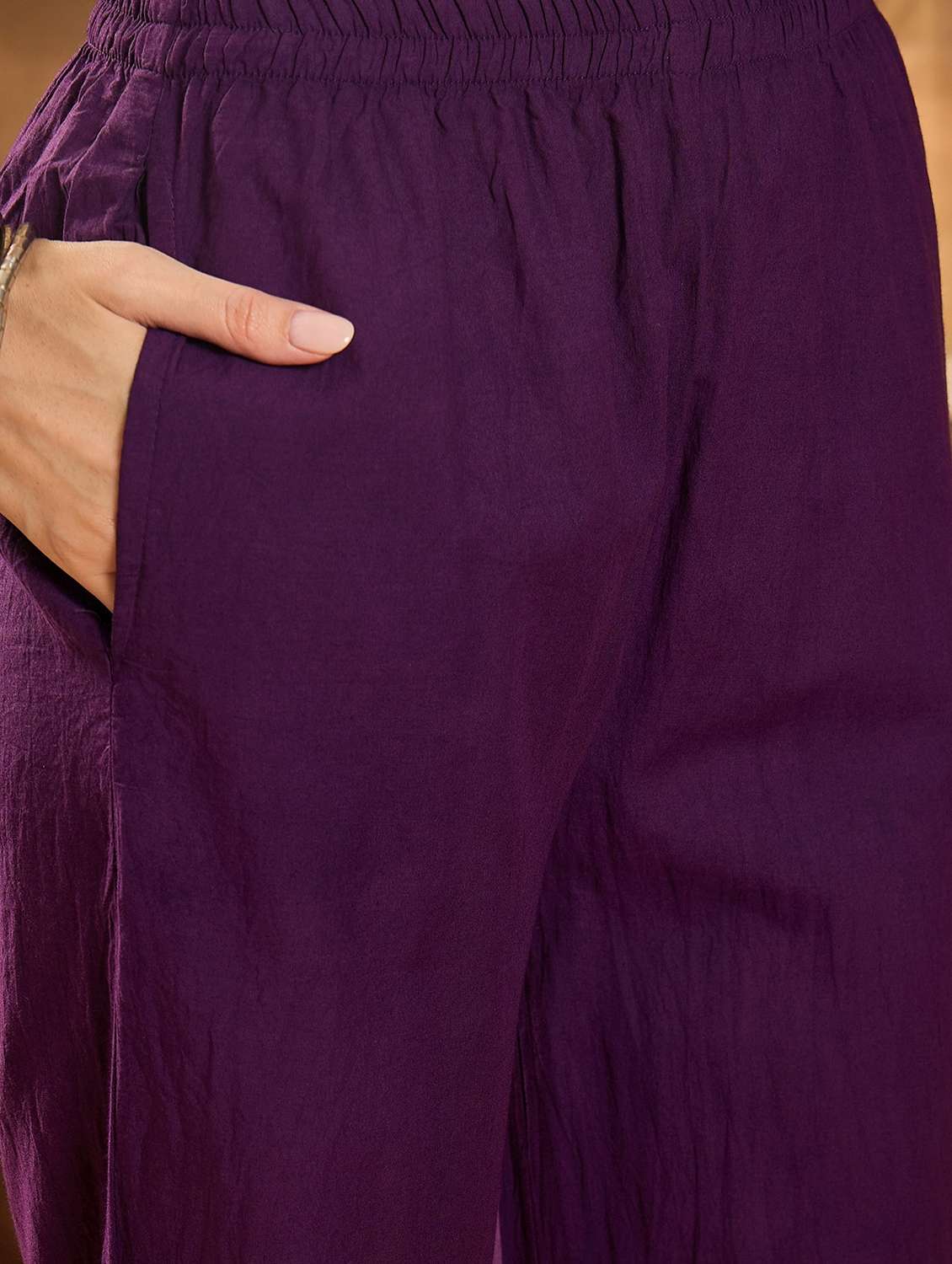 women printed three quarter sleeve kurta pant with dupatta set - 22026263 - Standard Image - 4