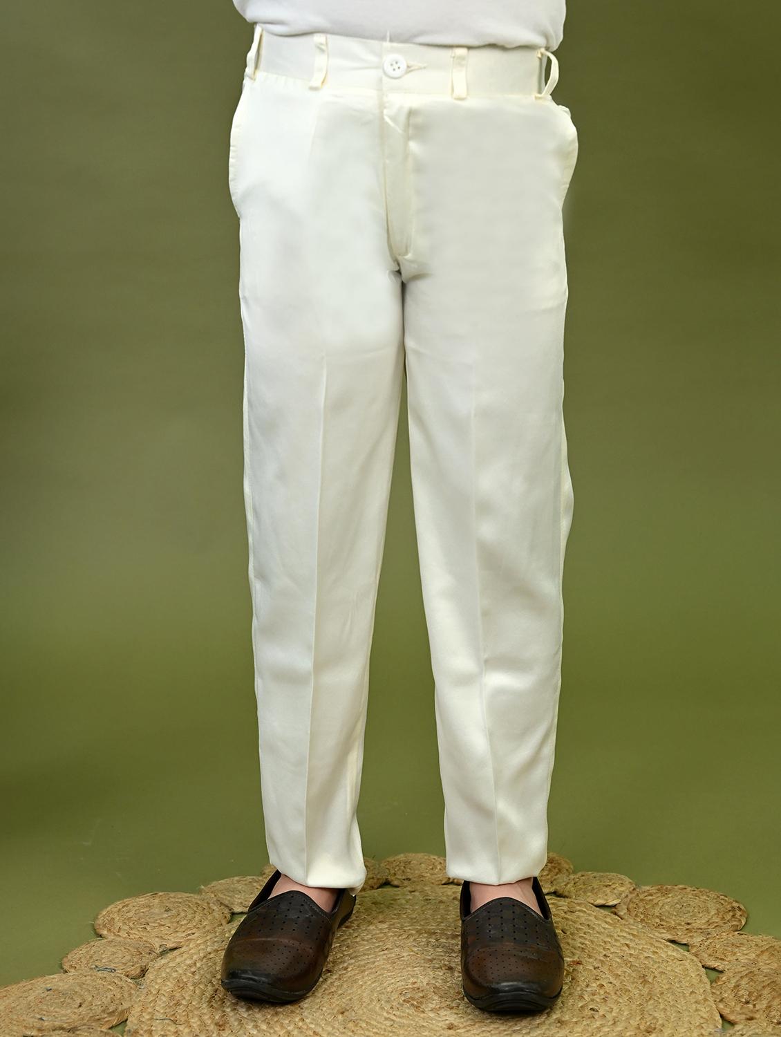 boys embroidered mandrain collar sherwani set - 22026308 - Standard Image - 4