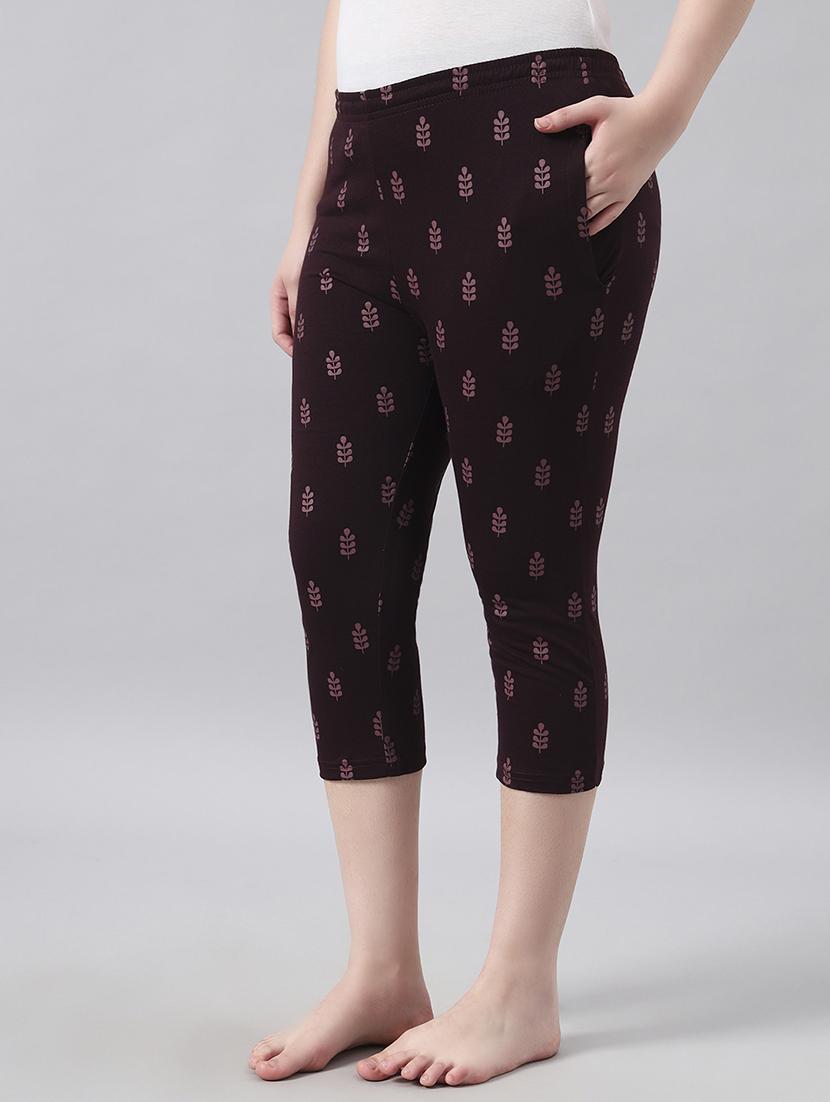 women printed mid rise capri - 22026580 - Standard Image - 1