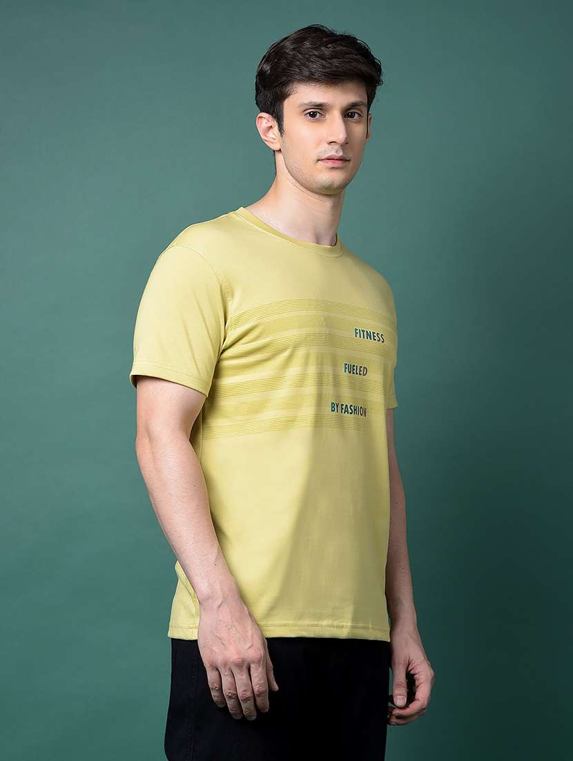 men chest print short sleeve regular fit t-shirt - 22026604 -  Standard Image - 1