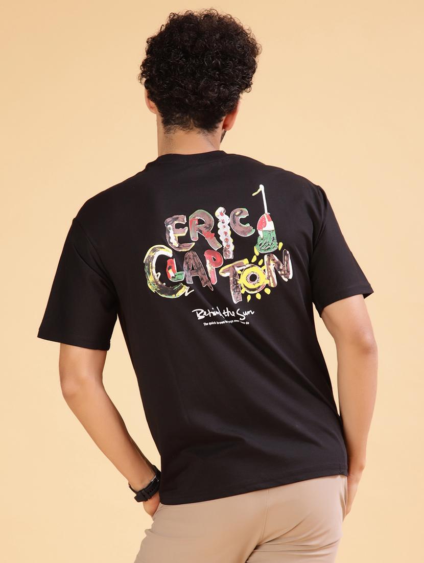 men front & back print round neck regular fit t-shirt - 22026981 - Zoom Image - 0