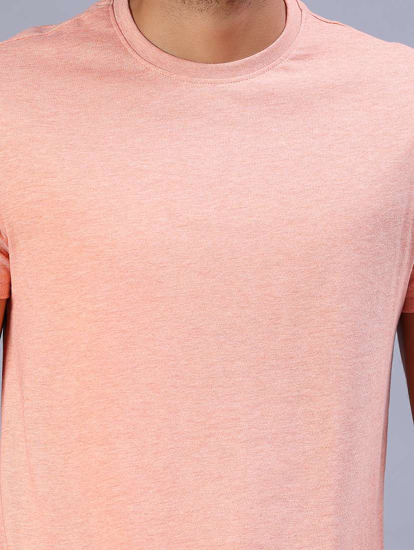 men solid short sleeve slim fit t-shirt - 22026983 -  Standard Image - 4