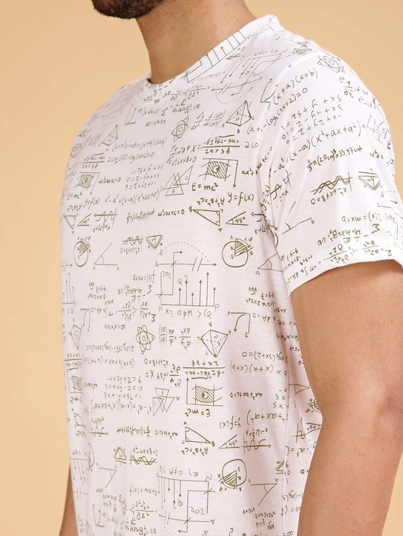 men printed short sleeve regular fit t-shirt - 22026989 -  Standard Image - 4