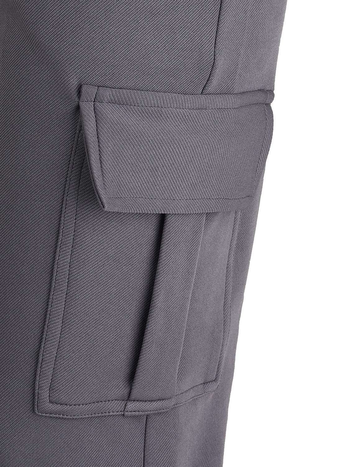 women solid mid rise relaxed fit cargo - 22027039 -  Standard Image - 4