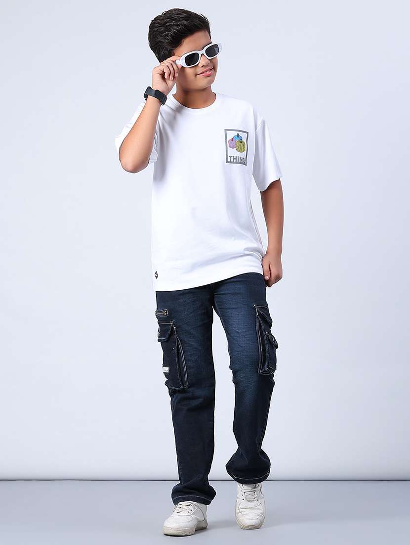 boys printed short sleeve relaxed fit t-shirt - 22027060 -  Standard Image - 4