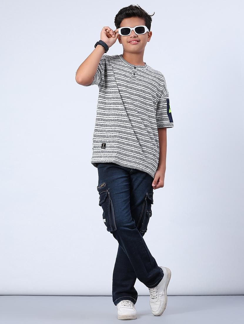 boys printed short sleeve relaxed fit t-shirt - 22027069 - Standard Image - 4