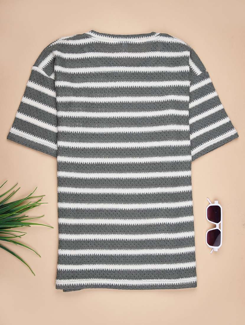 boys striped short sleeve relaxed fit t-shirt - 22027070 - Standard Image - 1