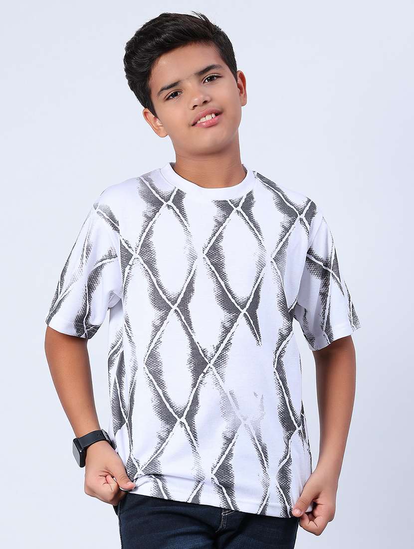 boys printed short sleeve regular fit t-shirt - 22027083 -  Standard Image - 1