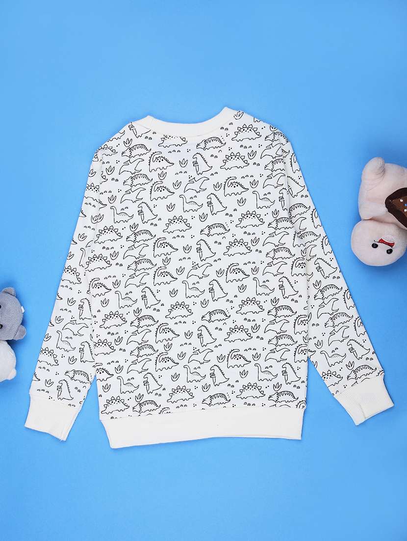 boys printed long sleeve relaxed fit t-shirt - 22027086 -  Standard Image - 1