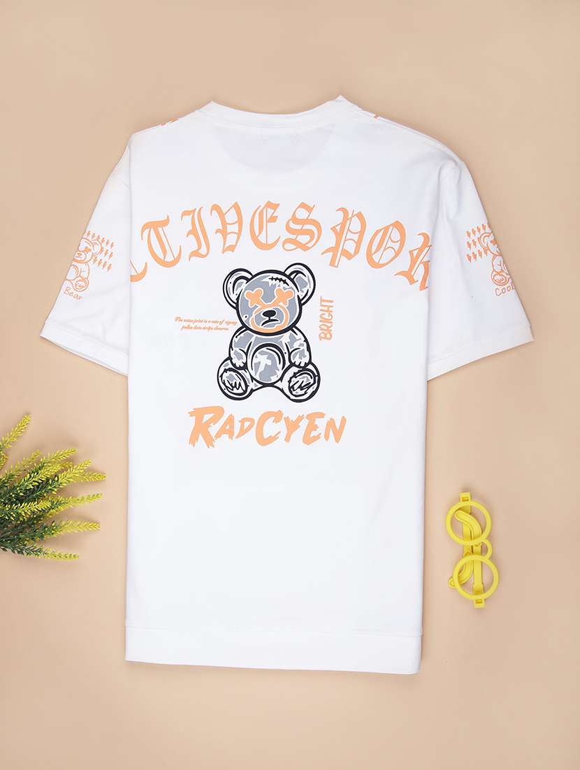 Boys Printed Short Sleeve Regular Fit T-shirt - 22027090 -  Standard Image - 1