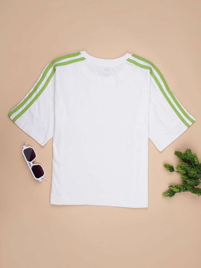 Girls Printed Short Sleeve Regular Fit Tee - 22027094 -  Standard Image - 1
