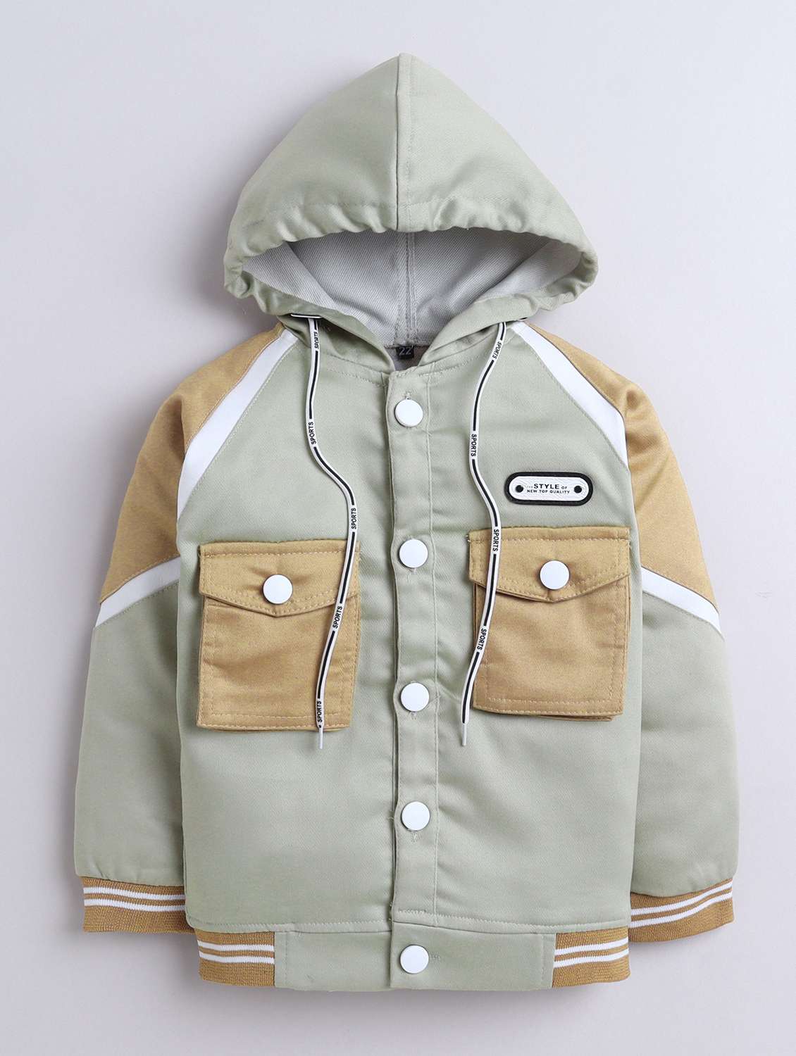 boys color blocked hooded full length set  - 22027099 -  Standard Image - 1