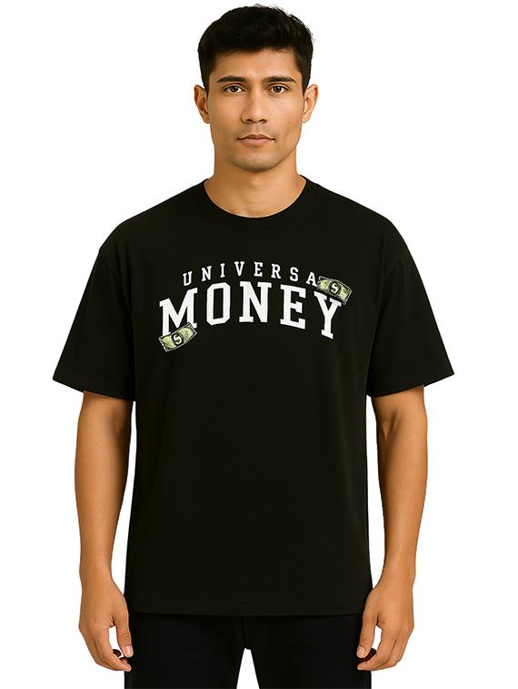 men back & front print short sleeve oversized t-shirt - 22027430 - Standard Image - 1