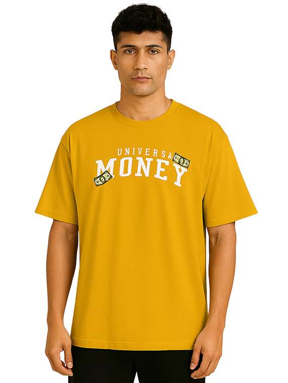 men back & front print short sleeve oversized t-shirt - 22027431 -  Standard Image - 1