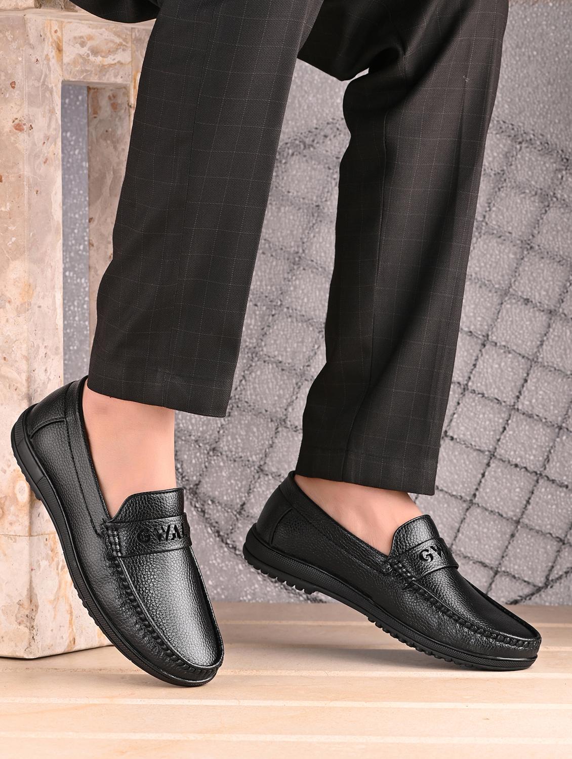 men black slip on loafer - 22027433 - Standard Image - 1