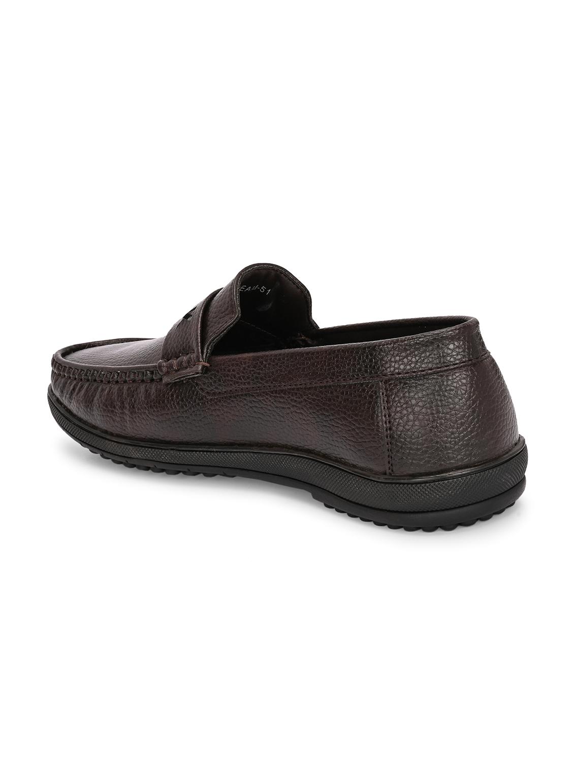 men brown slip on loafer - 22027436 - Standard Image - 4