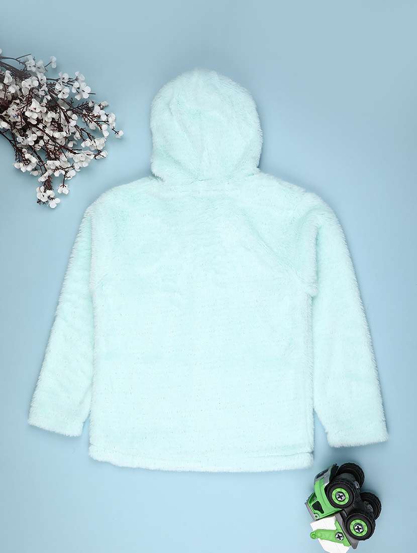 girls solid long sleeve sweatshirt - 22027913 -  Standard Image - 1