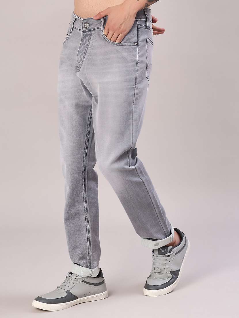 men washed mid rise full length jeans - 22028105 -  Standard Image - 1