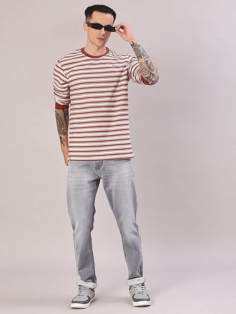 men washed mid rise full length jeans - 22028105 -  Standard Image - 4