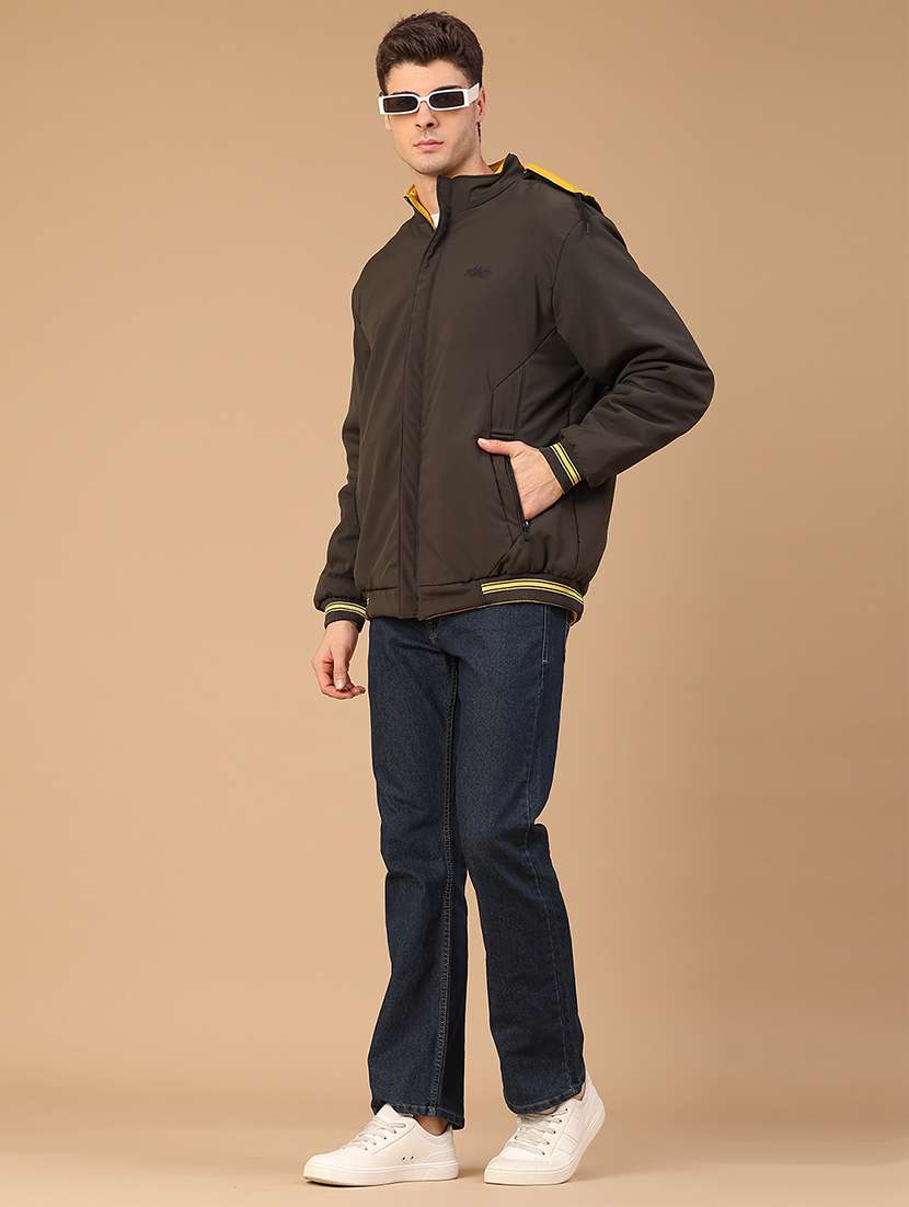 men solid long sleeve reversible bomber jacket - 22028233 -  Standard Image - 6