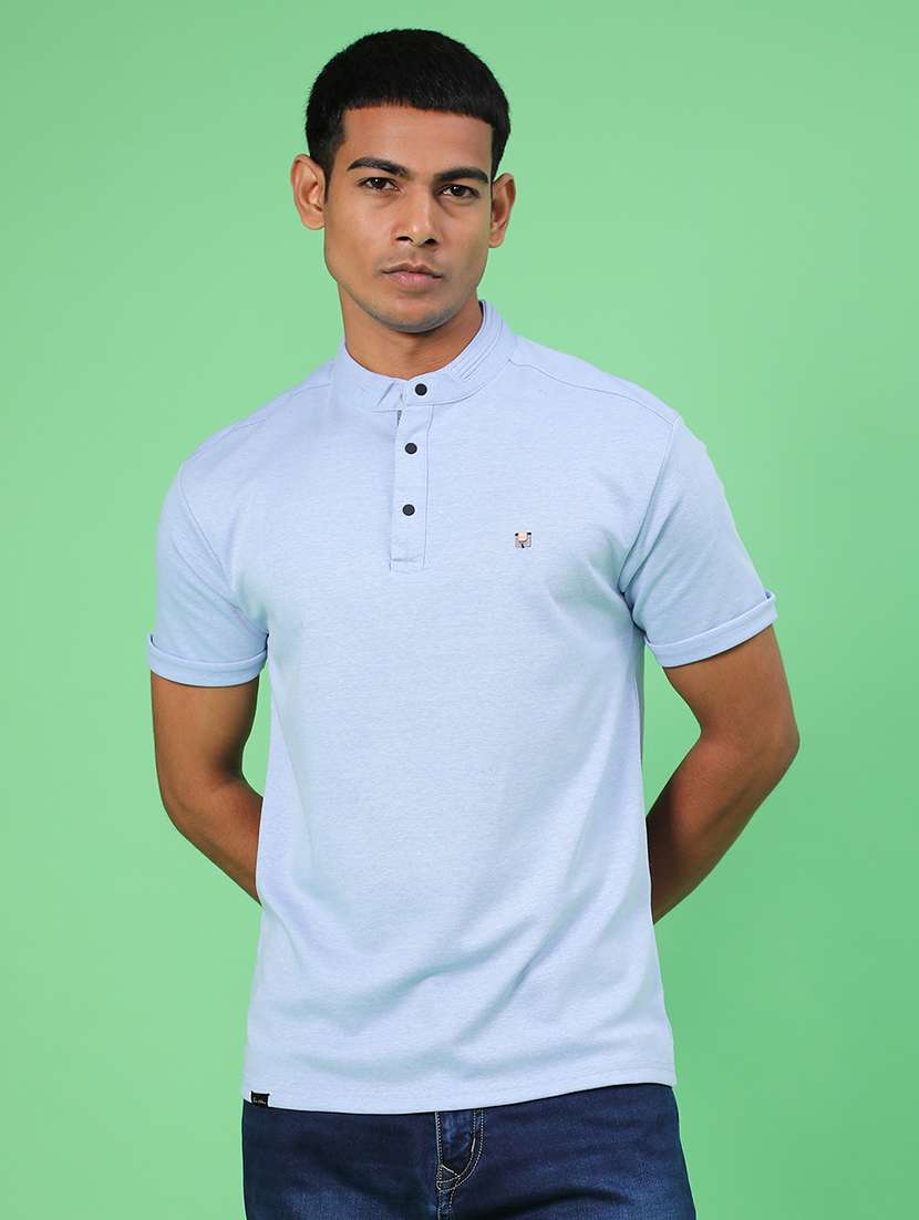 men solid short sleeve regular fit t-shirt - 22028283 -  Standard Image - 1