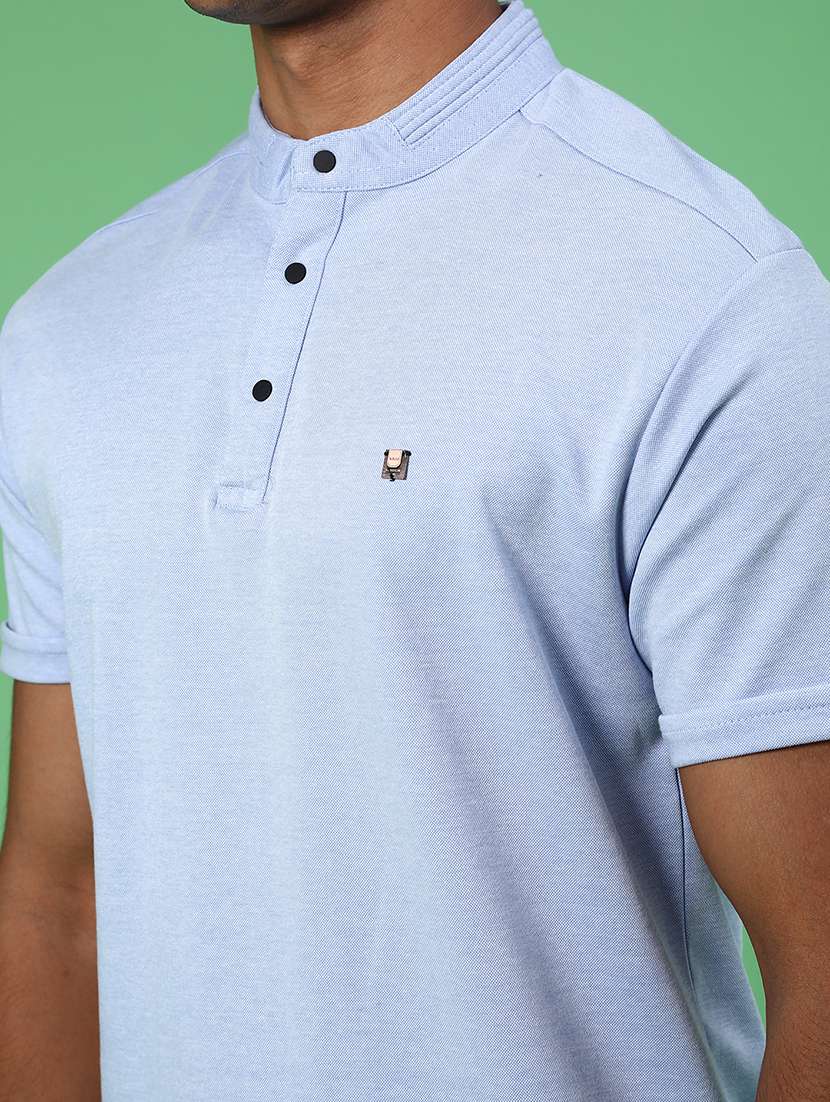 men solid short sleeve regular fit t-shirt - 22028283 -  Standard Image - 4