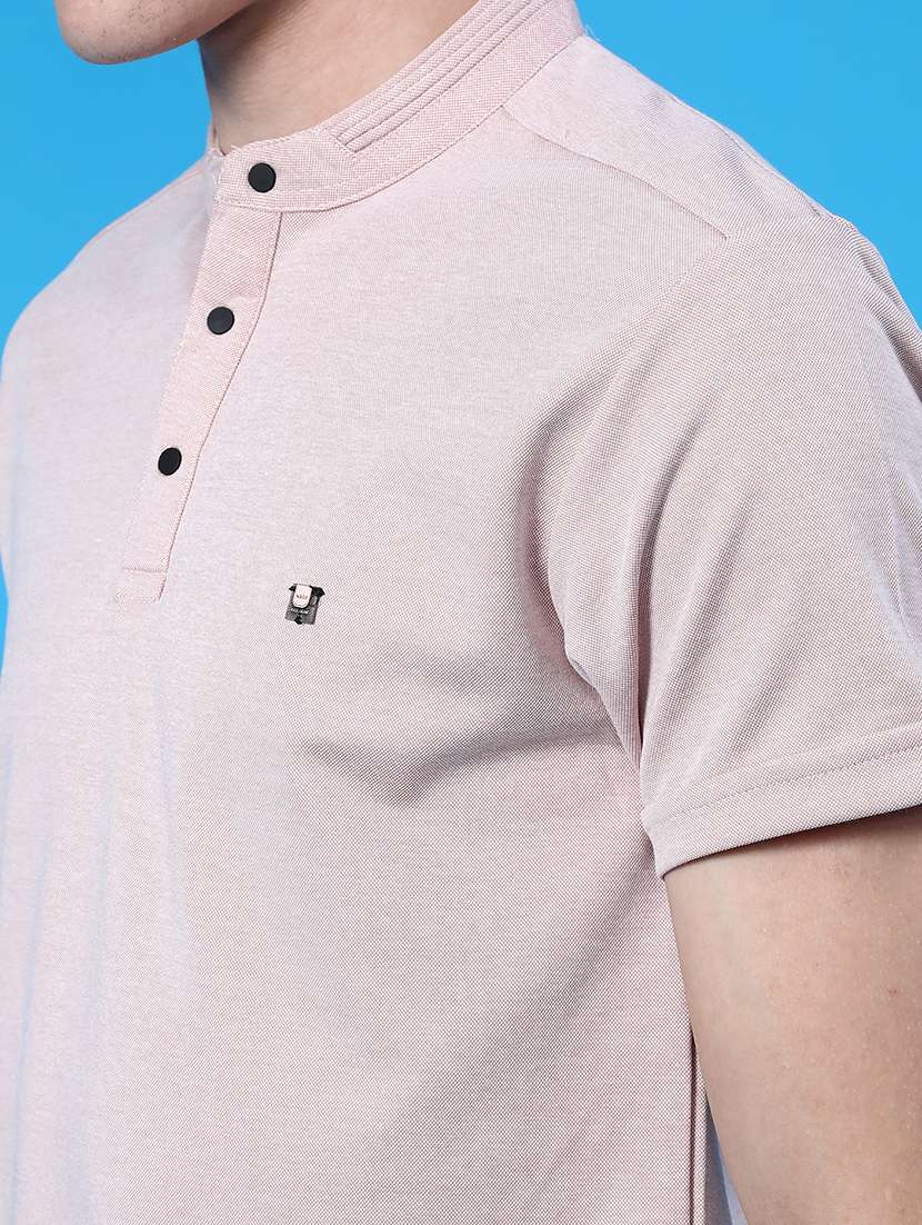 men solid short sleeve regular fit t-shirt - 22028289 -  Standard Image - 4