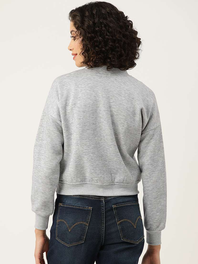 women solid long sleeve regular jacket - 22028349 -  Standard Image - 1